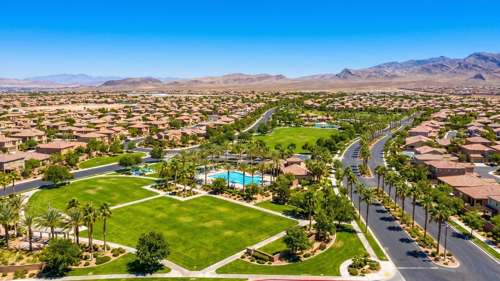 Highland Hills Ranch, Henderson — established single-family neighborhood in eastern Henderson with views toward the McCullough Range